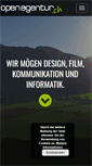 Mobile Screenshot of openagentur.ch